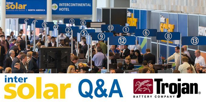 Talking Intersolar with Trojan Battery