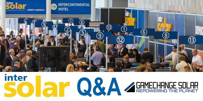 Talking Intersolar with GameChange Solar