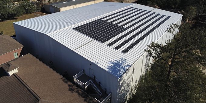 Liberty Self Storage - American Flag Solar Array Case Study